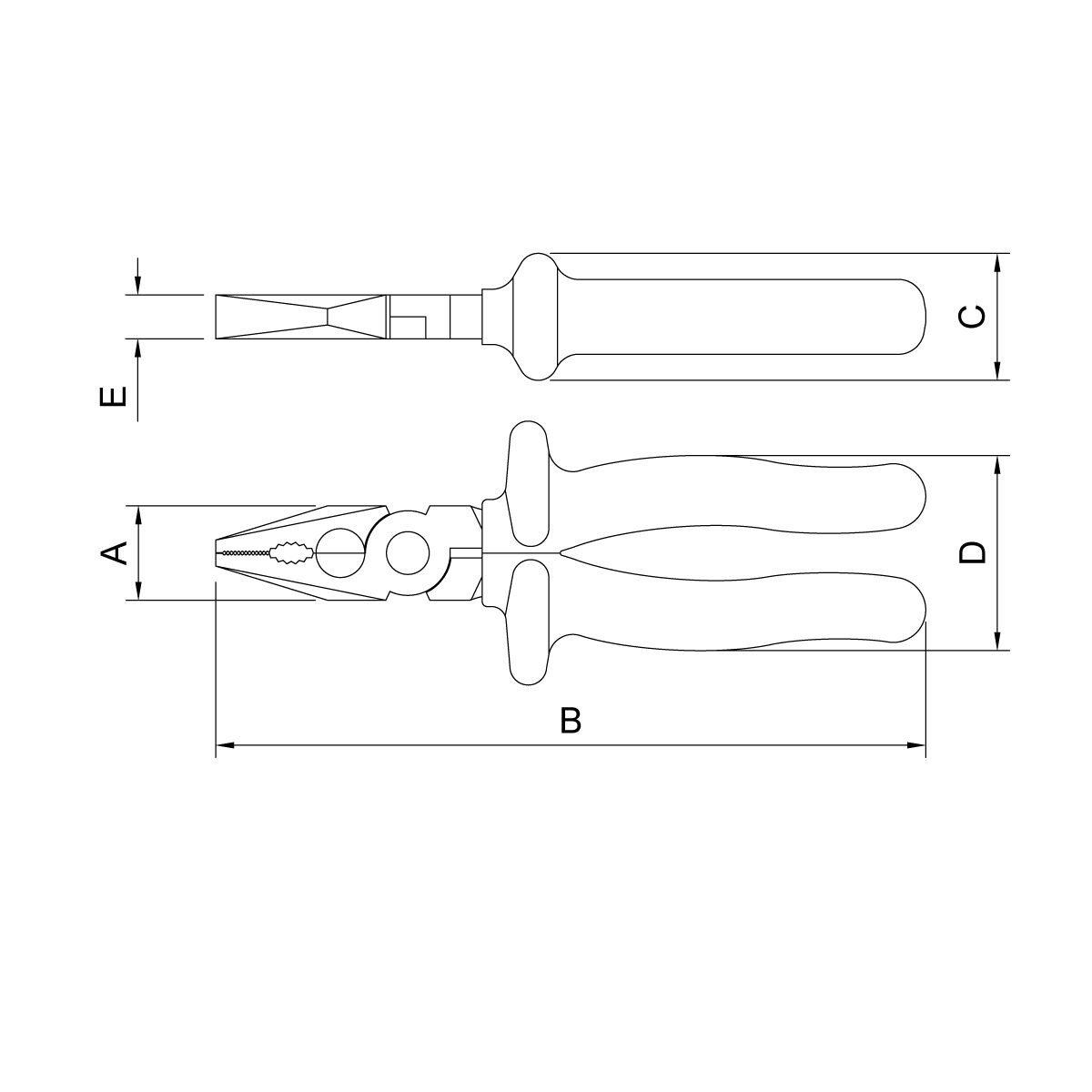 Alicate Universal Isolado IEC 60900 – 8” Tramontina PRO Alicate Universal Isolado IEC 60900 – 8” Tramontina PRO