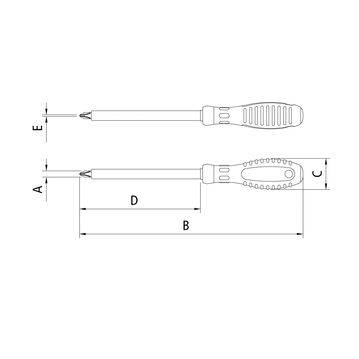 Chave de Fenda Isolada IEC 60900 Ponta Cruzada 5×150 mm (3/16×6″) Tramontina PRO