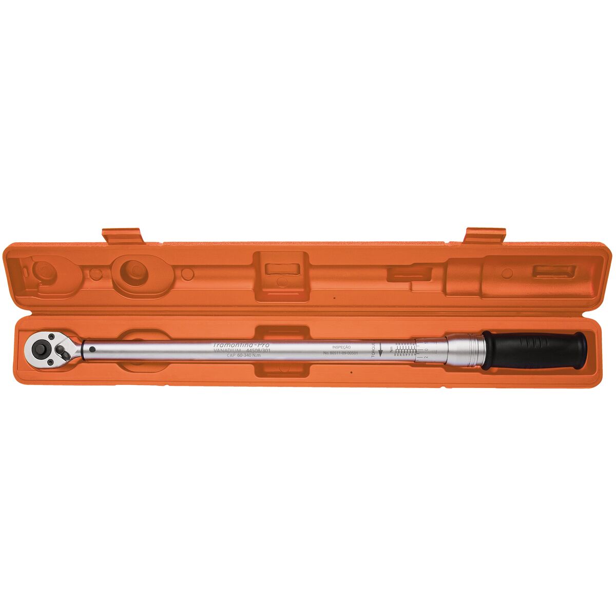 Torquímetro de Estalo Encaixe 3/4″ 200-1000 N.m Tramontina PRO Torquímetro de Estalo Encaixe 3/4″ 200-1000 N.m Tramontina PRO